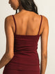 HARLOW HARLOW GIA TANK TOP - BURGUNDY - Boathouse