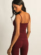 HARLOW HARLOW GIA TANK TOP - BURGUNDY - Boathouse
