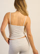 HARLOW HARLOW GIA MELANGE TANK TOP - CLOUD - Boathouse