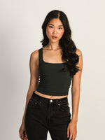 HARLOW ESSENTIAL LUXE TANK TOP - FOREST