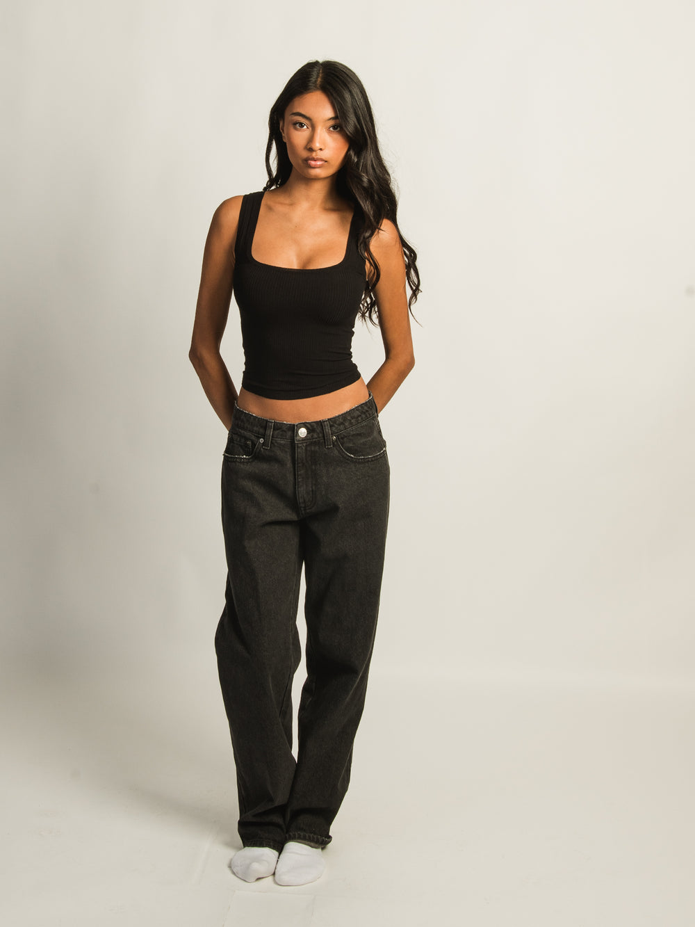 CAMISOLE HARLOW ESSENTIAL LUXE - NOIR