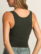 HARLOW HARLOW ESSENTIAL LUXE TANK TOP - FOREST - Boathouse