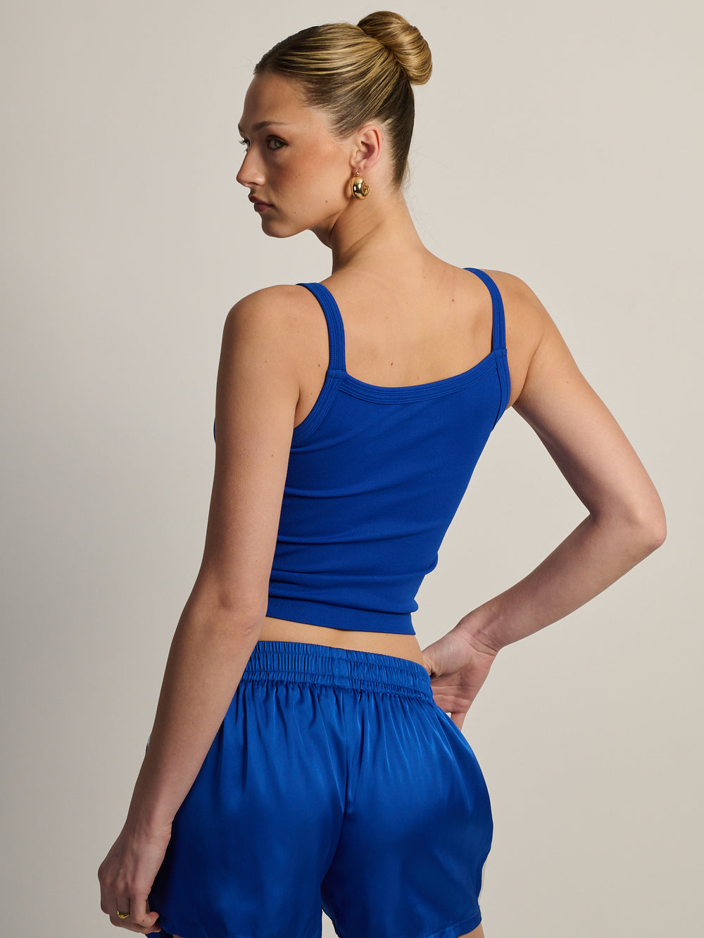 HARLOW GIGI TANK - COBALT
