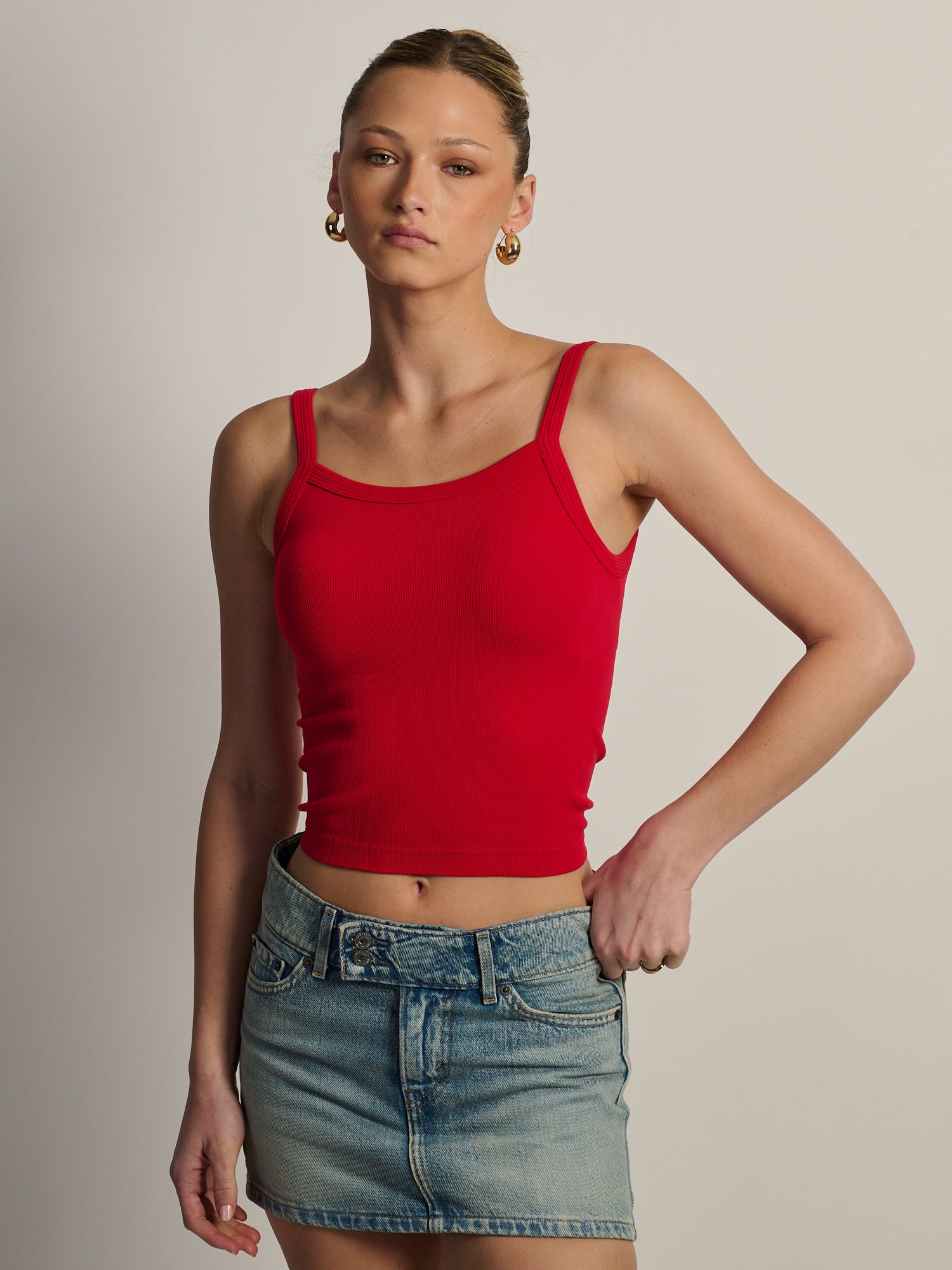 HARLOW GIGI TANK - RUBY