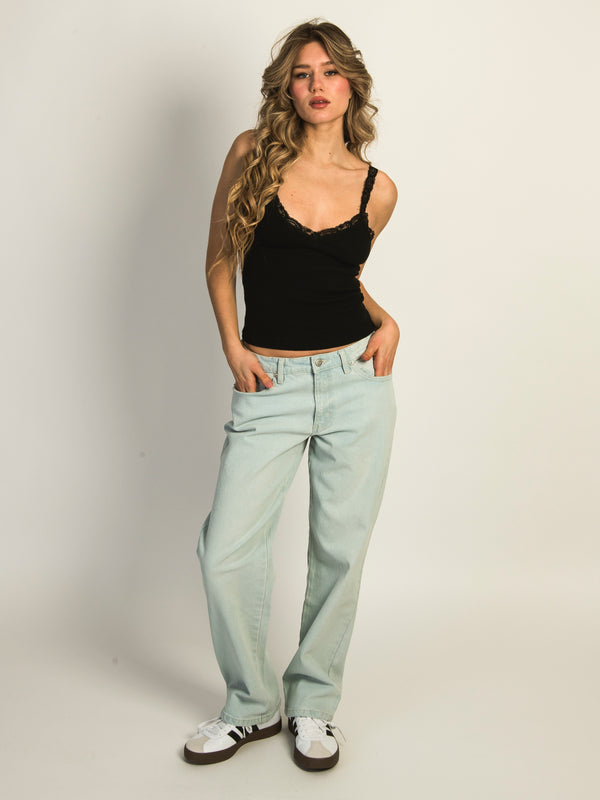 HARLOW LENI TANK - BLACK