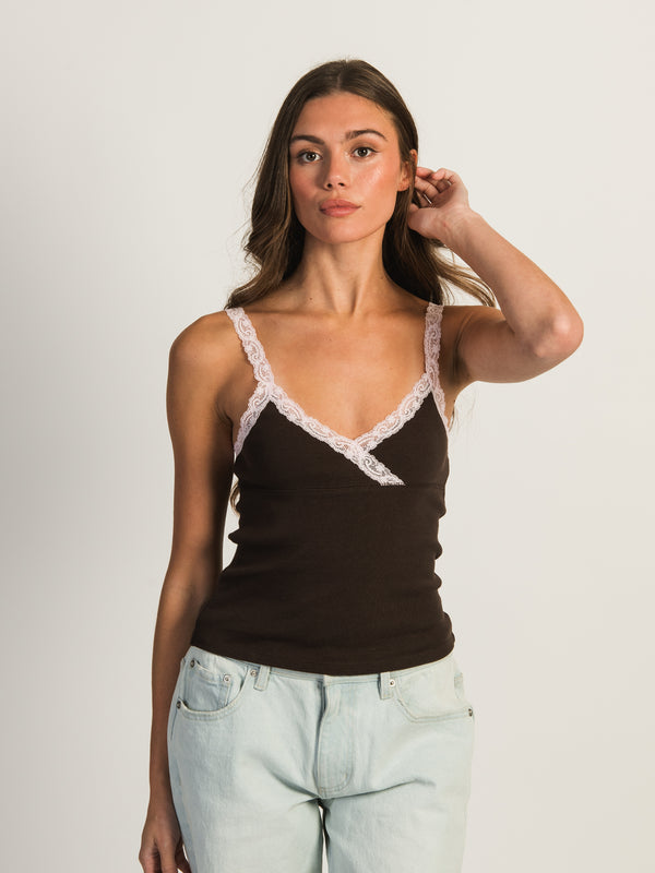 DÉBARDEUR HARLOW LENI – CHOCOLAT