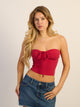 HARLOW HARLOW LIA TOP - RUBY - Boathouse