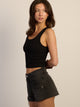 HARLOW HARLOW ESSENTIAL SQUARENECK TANK - BLACK - Boathouse