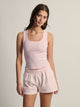 HARLOW HARLOW ESSENTIAL SQUARENECK TANK - PINK - Boathouse