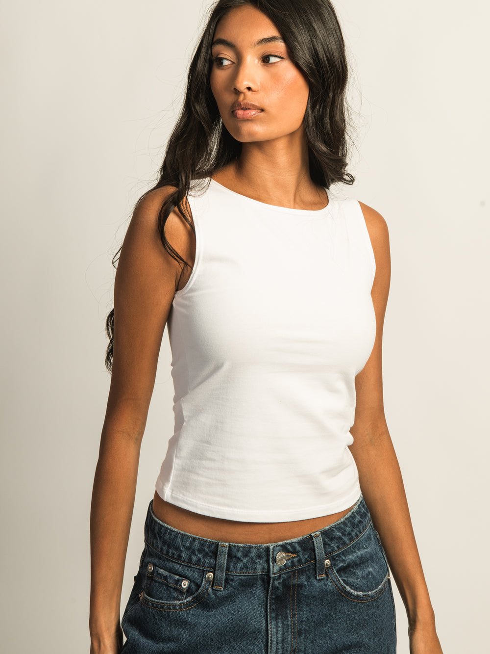 HARLOW PARIS TANK TOP - WHITE