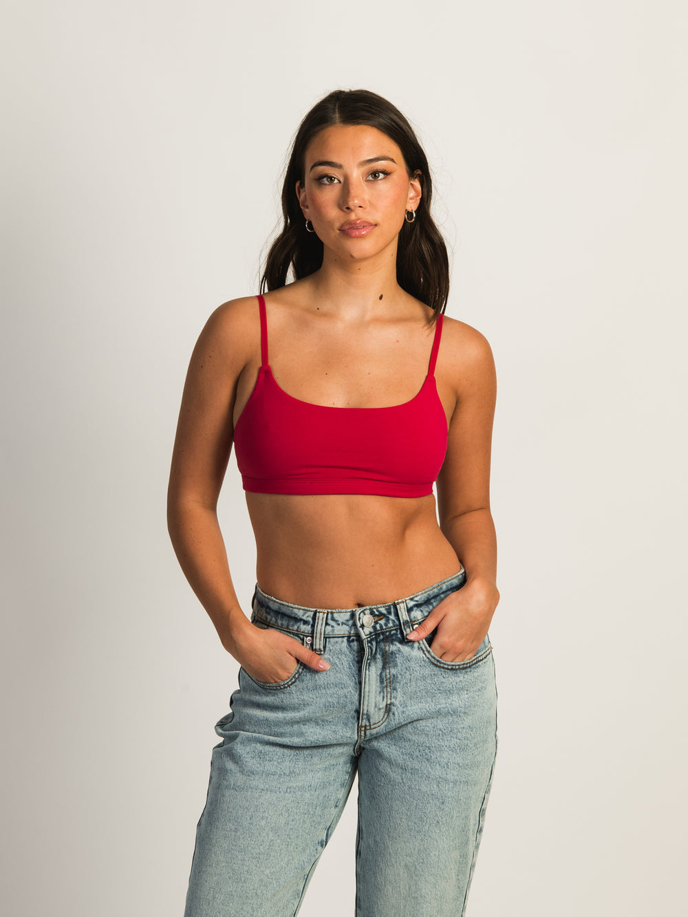 BRALETTE HARLOW CLASSIC SCOOP - ROUGE