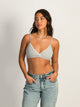 HARLOW HARLOW CLASSIC TRIANGLE LACE BRALETTE - HEATHER GREY - Boathouse