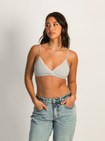 BRALETTE HARLOW CLASSIC TRIANGLE EN DENTELLE - GRIS CENDRE