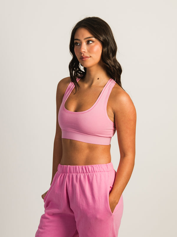 HARLOW RACERBACK BRALETTE - PINK