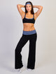 HARLOW HARLOW SCULPT FOLDOVER PANT - BLACK - Boathouse