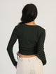 HARLOW HARLOW RACHEL RUCHED LONG SLEEVE - FOREST - Boathouse