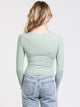 HARLOW HARLOW CARA LONG SLEEVE HENLEY - CLEARANCE - Boathouse