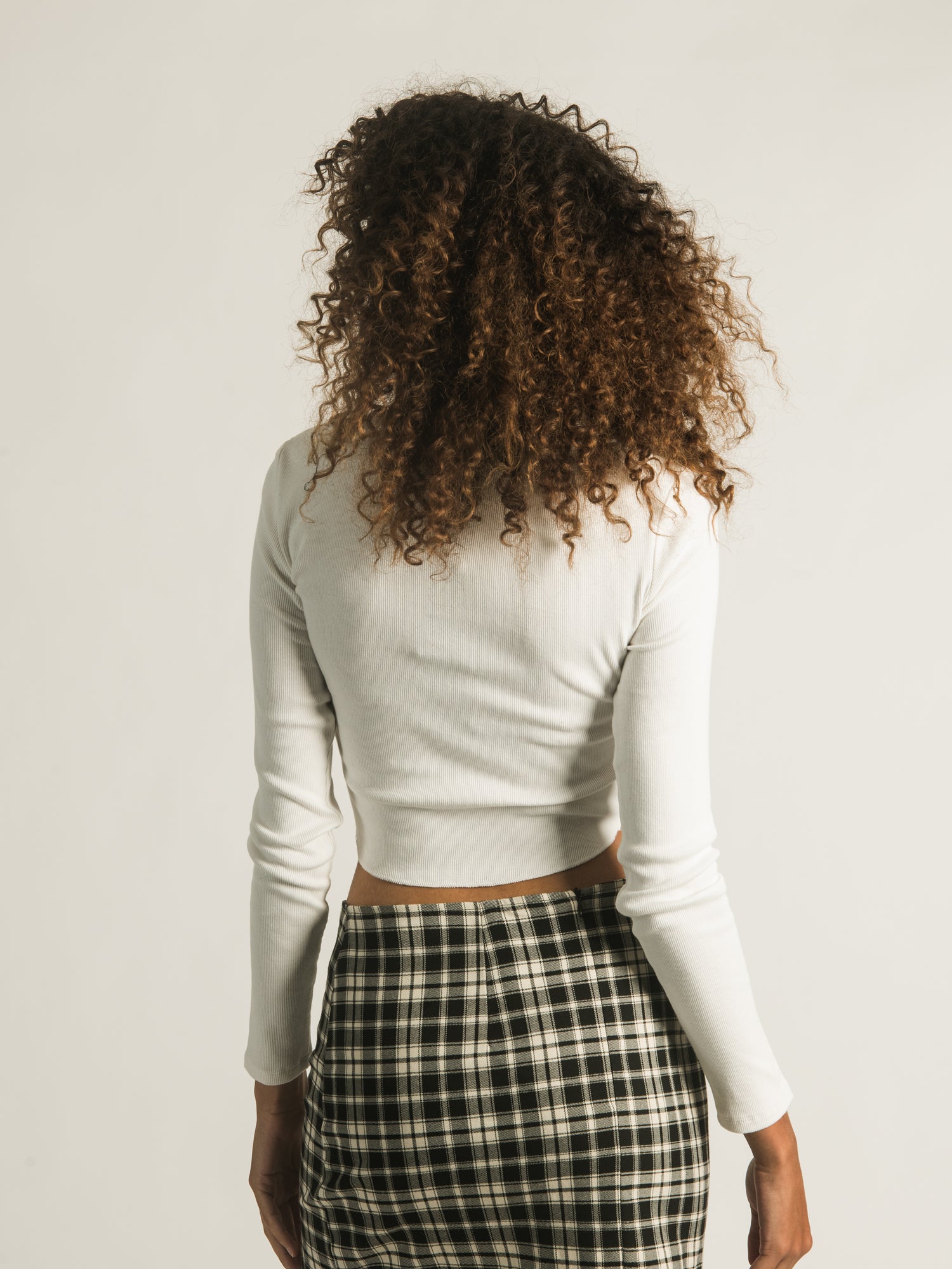 HARLOW SQUARE NECK LONG SLEEVE - CLEARANCE