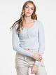 HARLOW HARLOW PLUSH CROPPED HENLEY - CLEARANCE - Boathouse