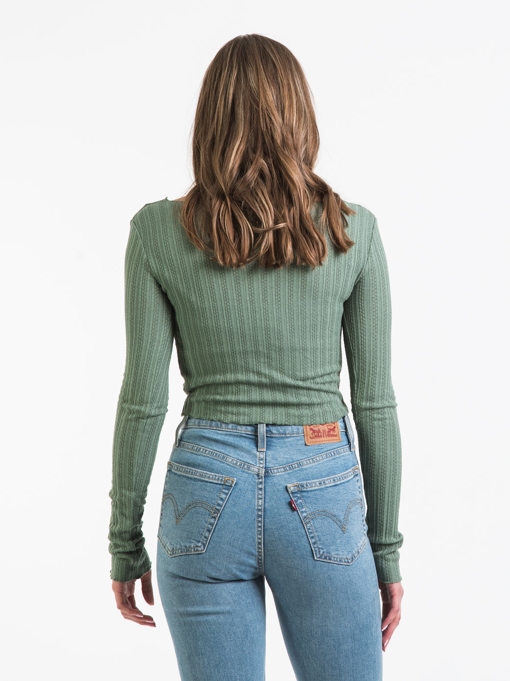 HARLOW TESS POINTELLE LONG SLEEVE - CLEARANCE