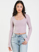 HARLOW HARLOW TESS POINTELLE LONG SLEEVE - CLEARANCE - Boathouse