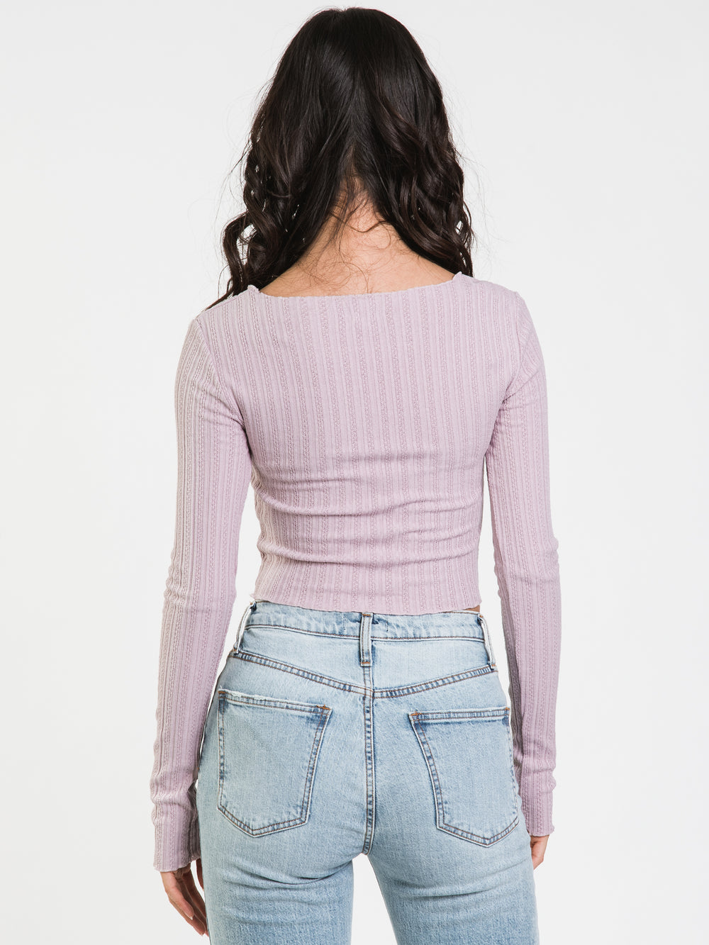 HARLOW TESS POINTELLE LONG SLEEVE - CLEARANCE