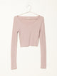 HARLOW HARLOW TESS POINTELLE LONG SLEEVE - CLEARANCE - Boathouse