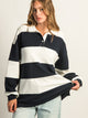 HARLOW HARLOW RORY RUGBY LONG SLEEVE - NAVY - Boathouse