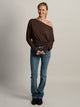 HARLOW SAMI SLOUCH MANCHES LONGUES -MARRON