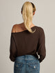 HARLOW SAMI SLOUCH MANCHES LONGUES -MARRON