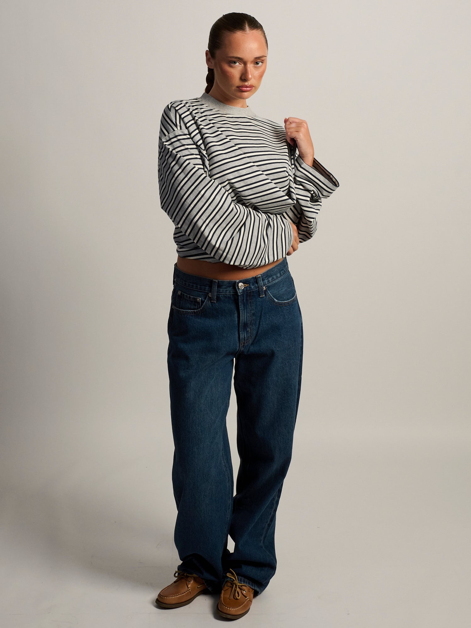 HARLOW LOLA LONG SLEEVE - NAVY