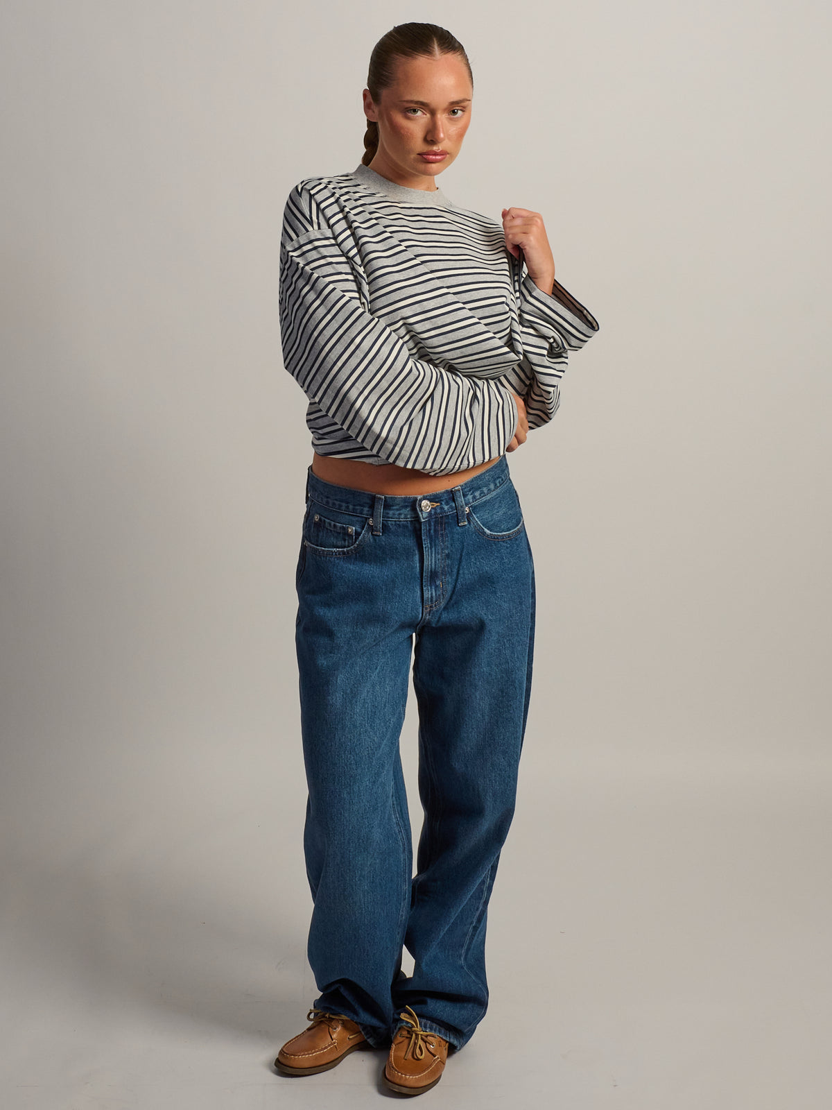 HARLOW LOLA LONG SLEEVE - NAVY