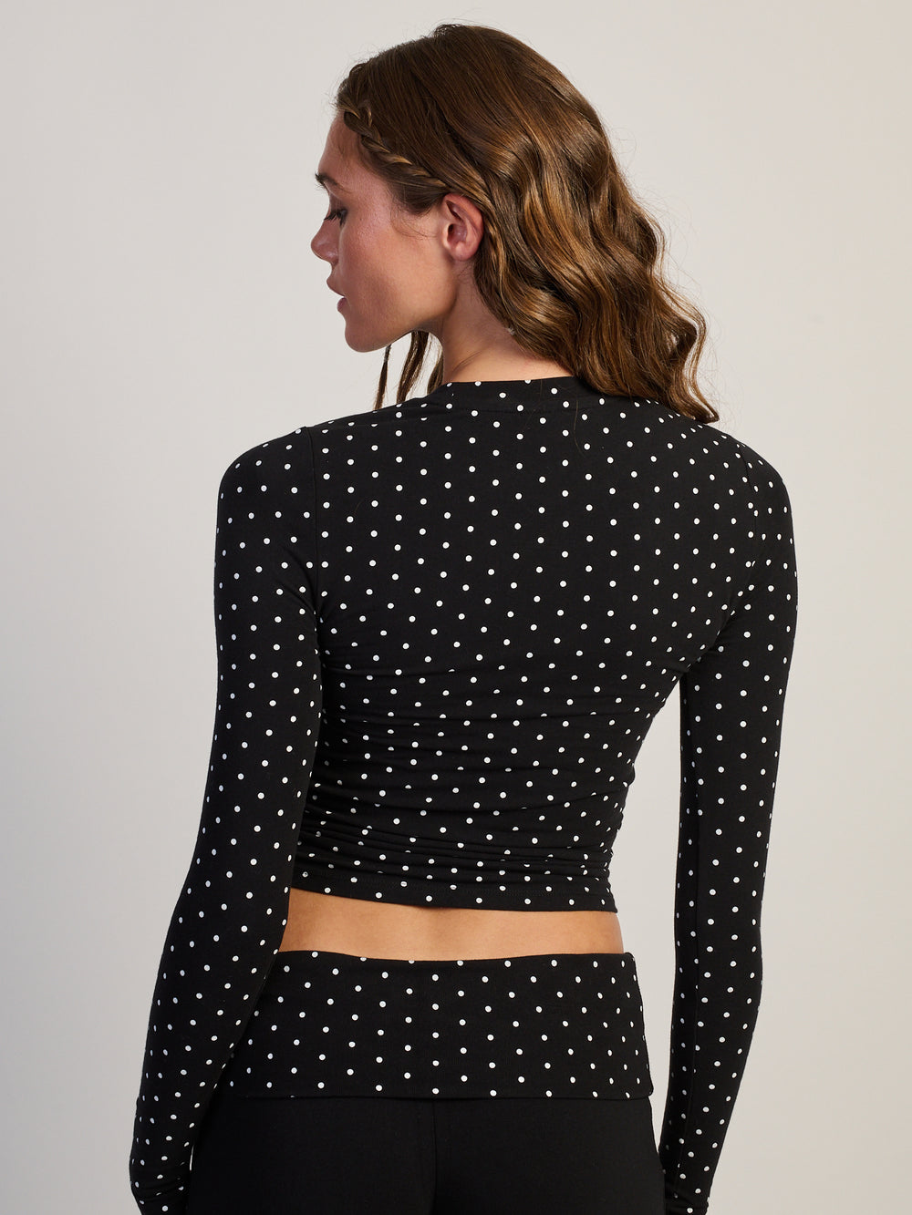 HARLOW KATIE T-SHIRT À MANCHES LONGUES - NOIR/BLANC