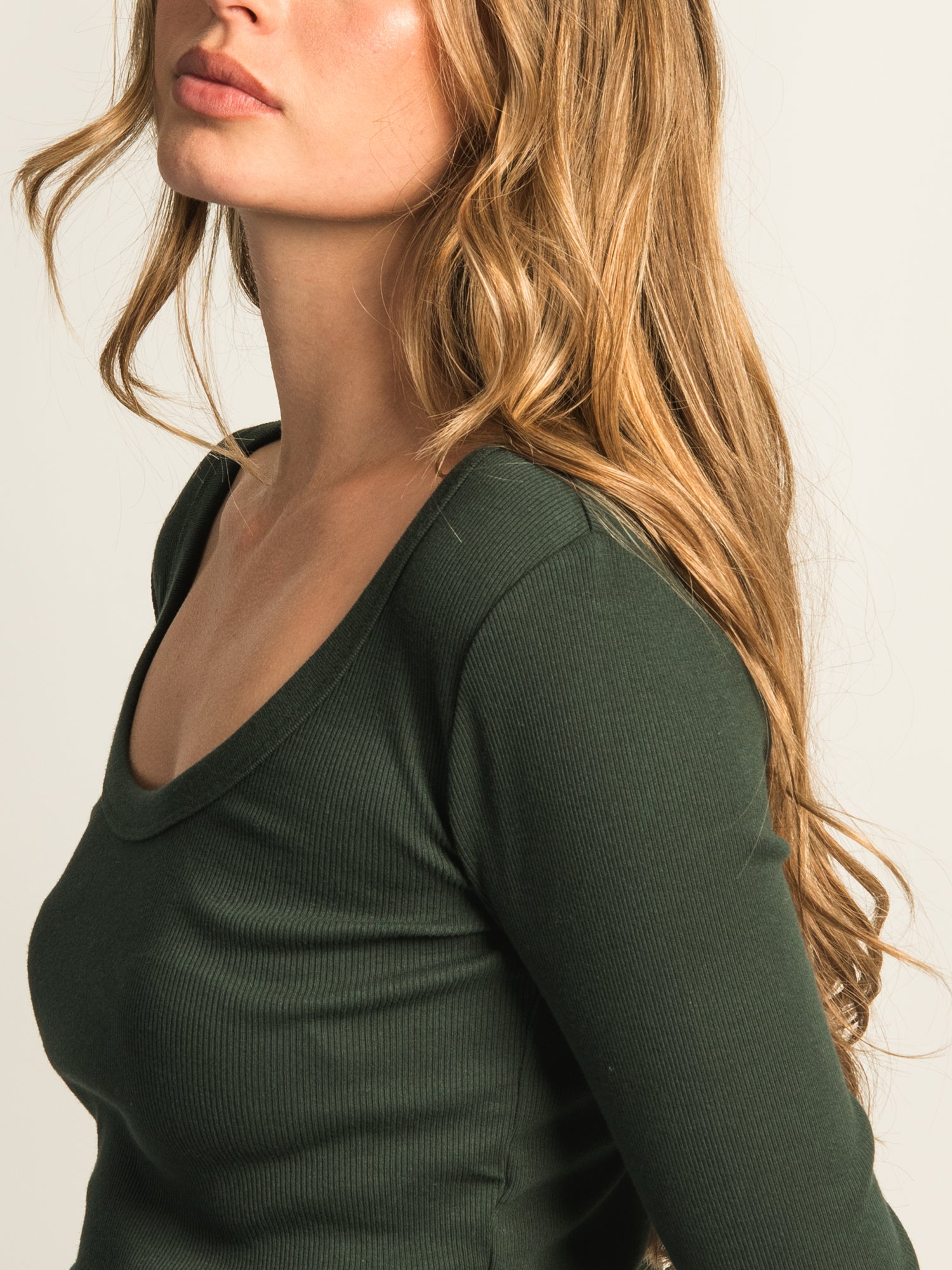 HARLOW ESSENTIAL LONG SLEEVE SCOOP NECK