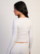 HARLOW HARLOW GIA HENLEY LONG SLEEVE - MELANGE - Boathouse