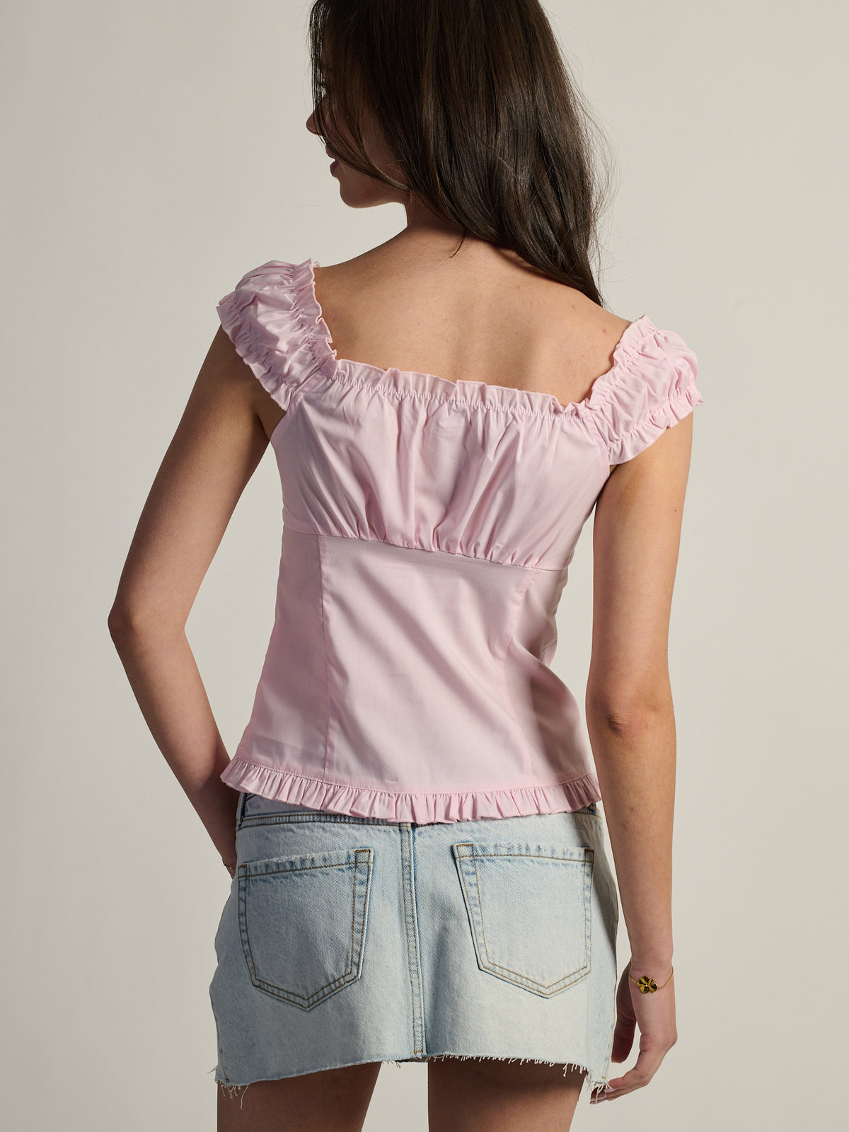 HARLOW EMILY TOP - BABY PNK
