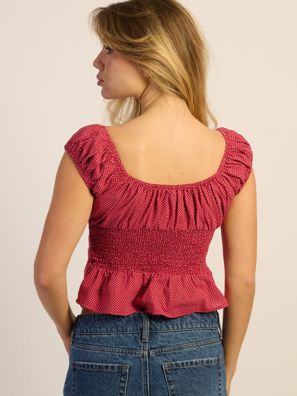 HARLOW EMERY TOP - PIN DOT