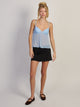 HARLOW LUCKY TANK TOP SHIRT - BLUE