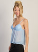 HARLOW LUCKY TANK TOP SHIRT - BLUE