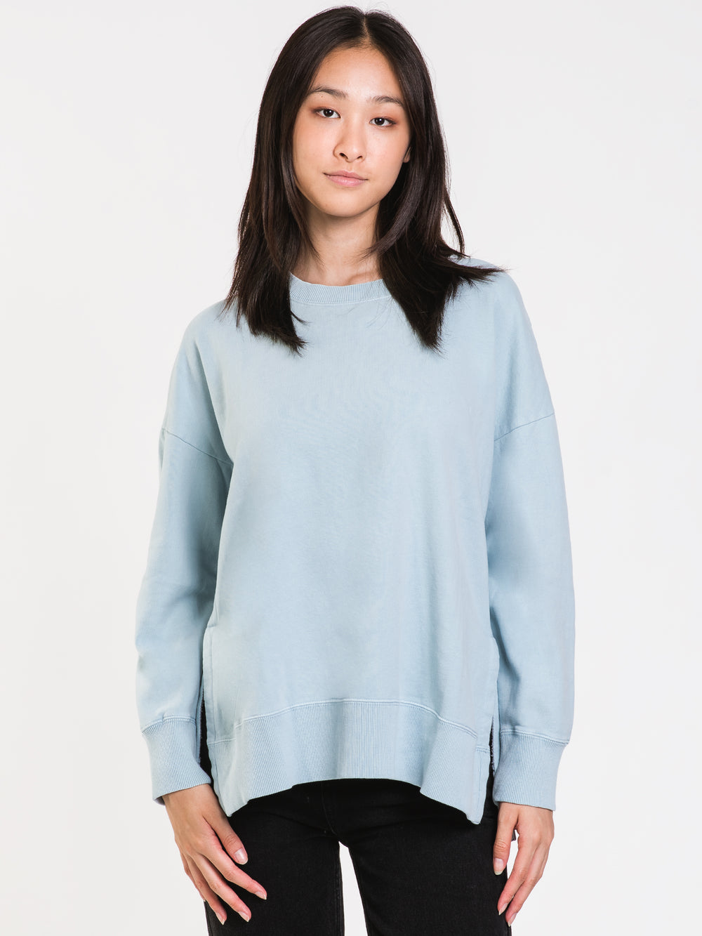 HARLOW SIENNA CREW NECK FLEECE - CLEARANCE