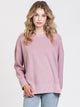 HARLOW HARLOW SIENNA CREW NECK FLEECE - CLEARANCE - Boathouse