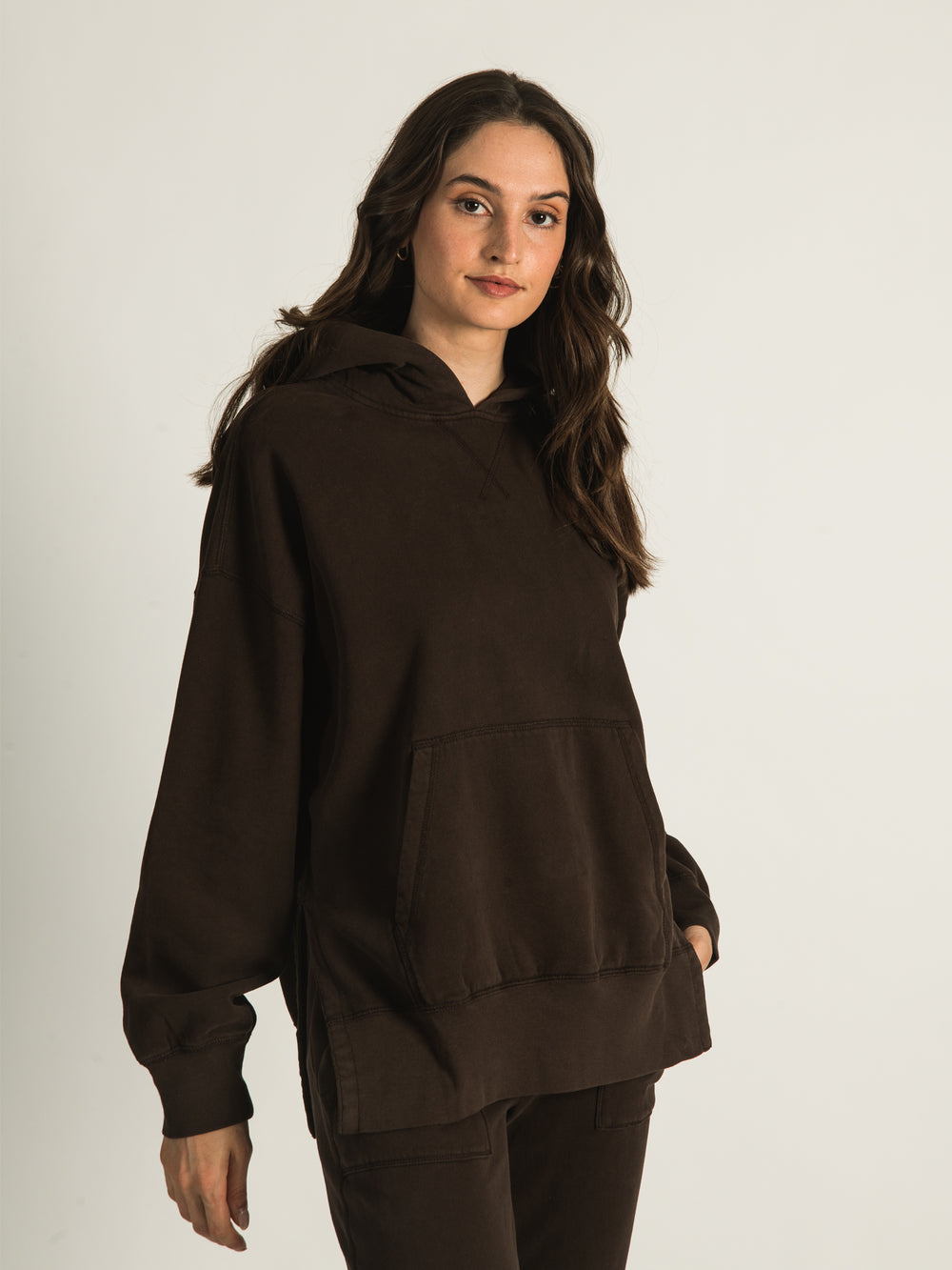 HARLOW SIENNA SLIT HOODIE - CLEARANCE