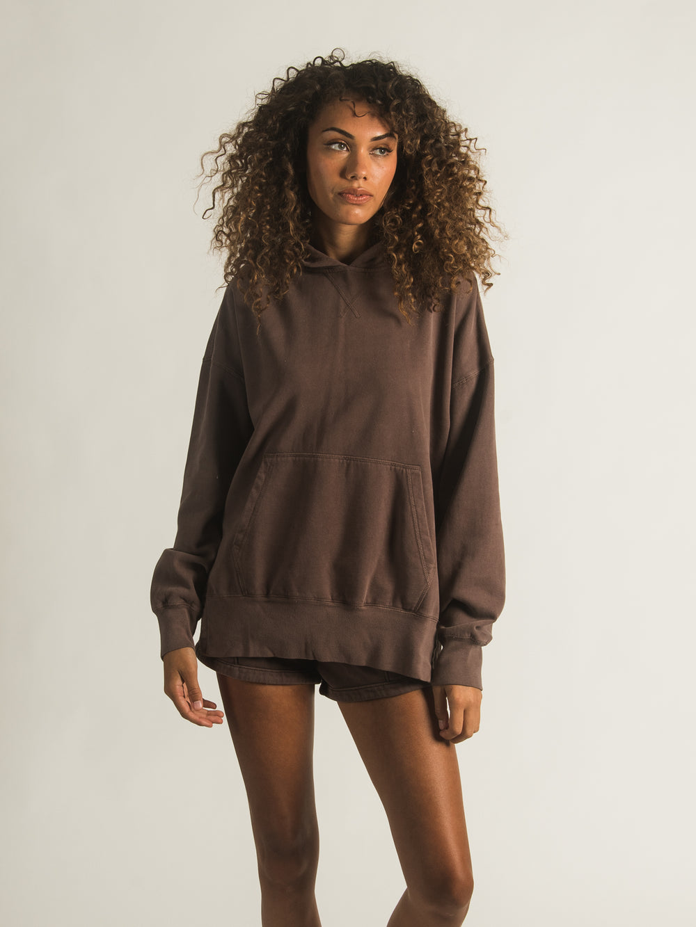 PULL À CAPUCHE FENDU HARLOW SIENNA - DÉSTOCKAGE