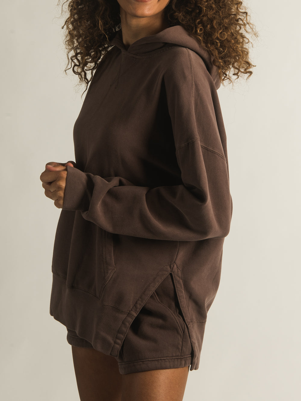 HARLOW SIENNA SLIT HOODIE - CLEARANCE