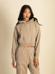 HARLOW HARLOW BRE POPOVER HOODIE - MOCHA - Boathouse