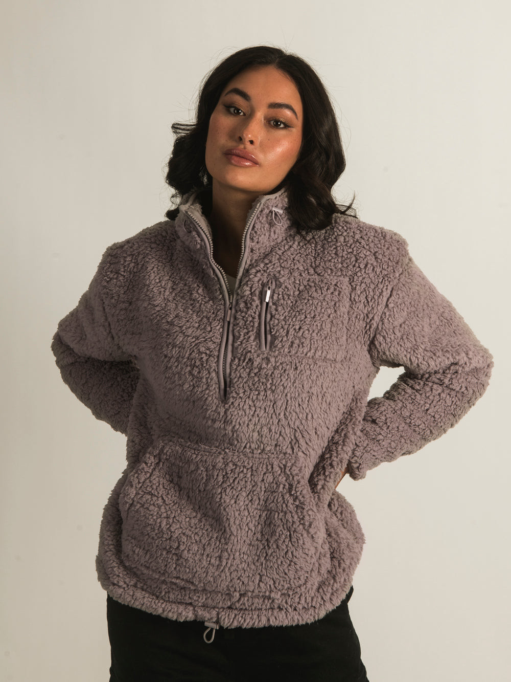 HARLOW TEDDY 1/2 ZIP SHERPA - DÉSTOCKAGE