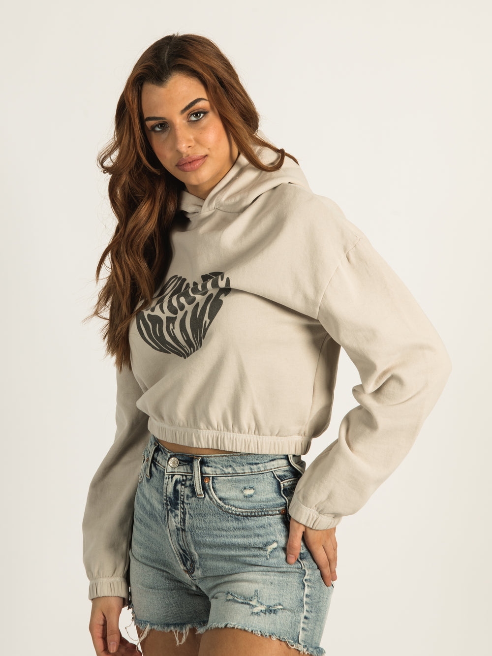 HARLOW HALLE POPOVER SCREEN HOODIE  - CLEARANCE