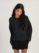 HARLOW HARLOW MICHELLE SOLID CREWNECK - Boathouse