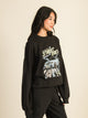 HARLOW HARLOW MICHELLE PRINT CREW SWEATSHIRT - COAL - Boathouse