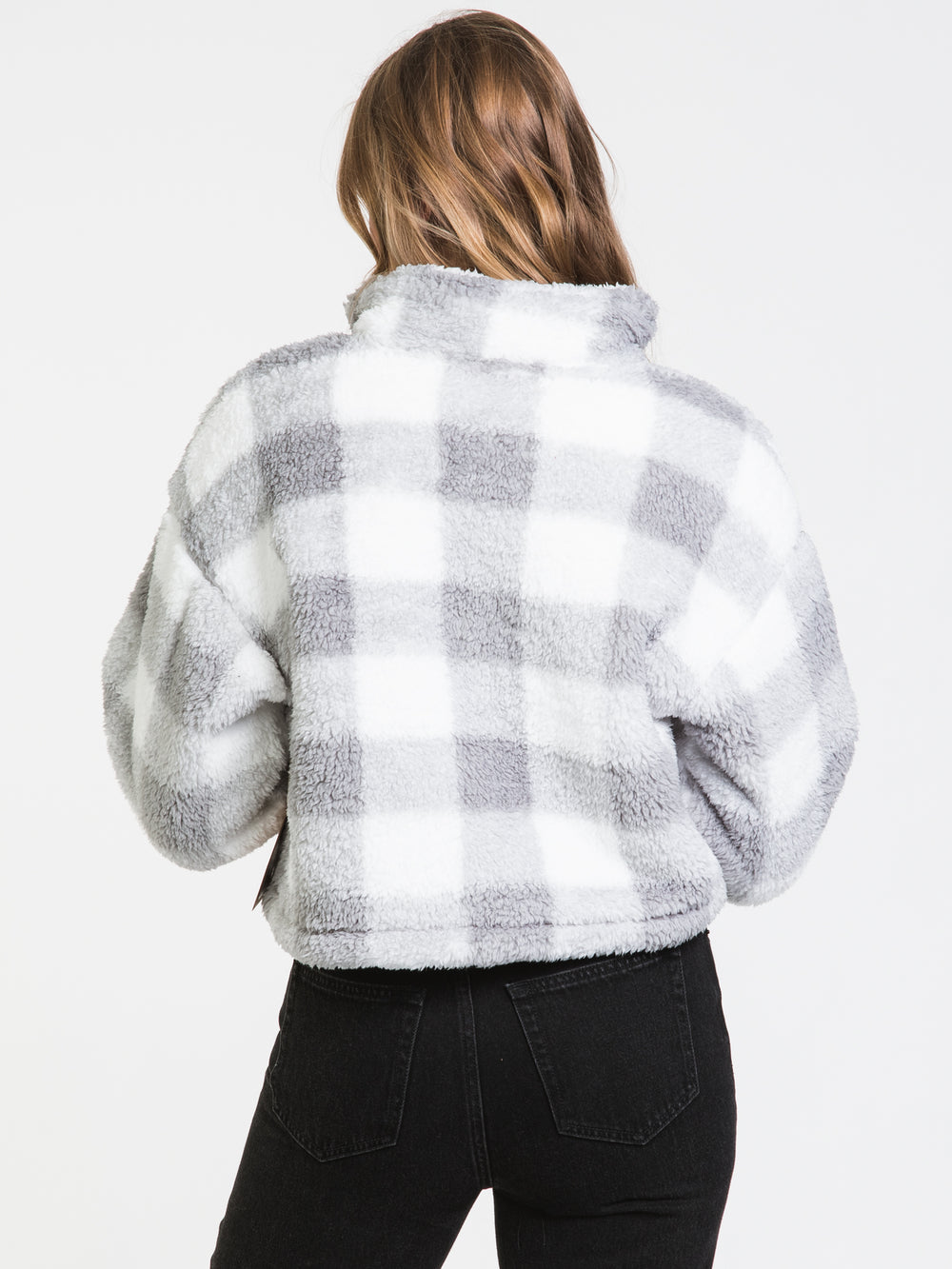 HARLOW TEDDY PLAID SHERPA - CLEARANCE